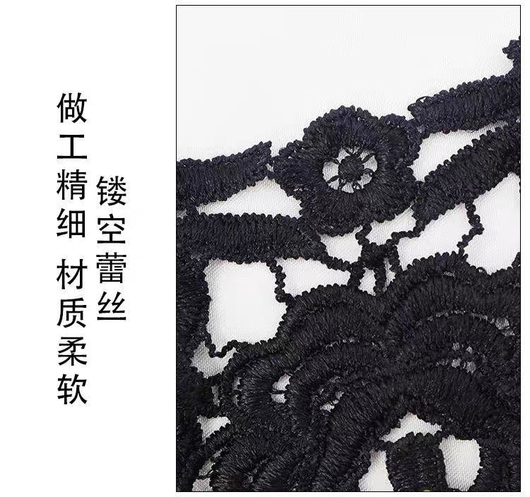 Halloween feather cloak black fur collar 2026 gauze cloak long skirt with stage costume buttons.